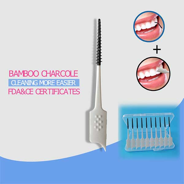 Bamboo Charcoal Rubber Soft Cleaning Picks Featured Image