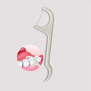 Curved Toothpick Ended Dental Floss Picks